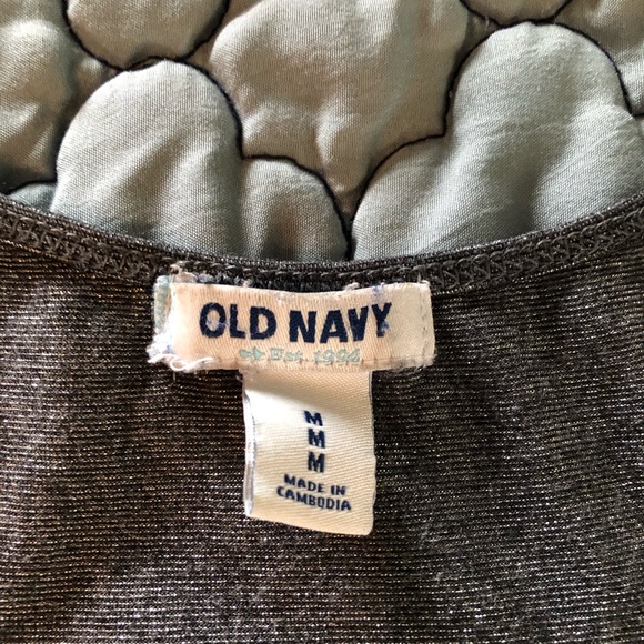 ✌️Last $$💧 Old Navy Sparkly Charcoal Tank - Picture 3 of 3